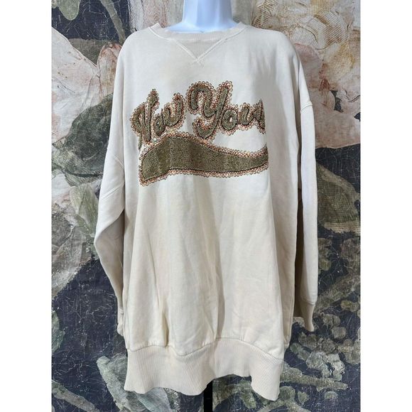 NWT  Free People Bali Drifter Sweatshirt Size Small - Picture 8 of 8